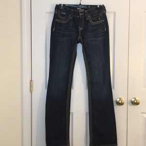 Re Rock for Express Double Seam Barely Boot Jeans Size 6L